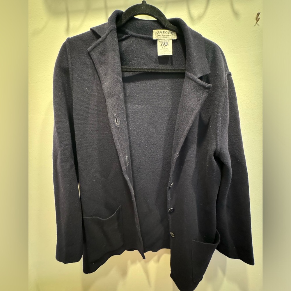 Jaeger longline wool cardigan